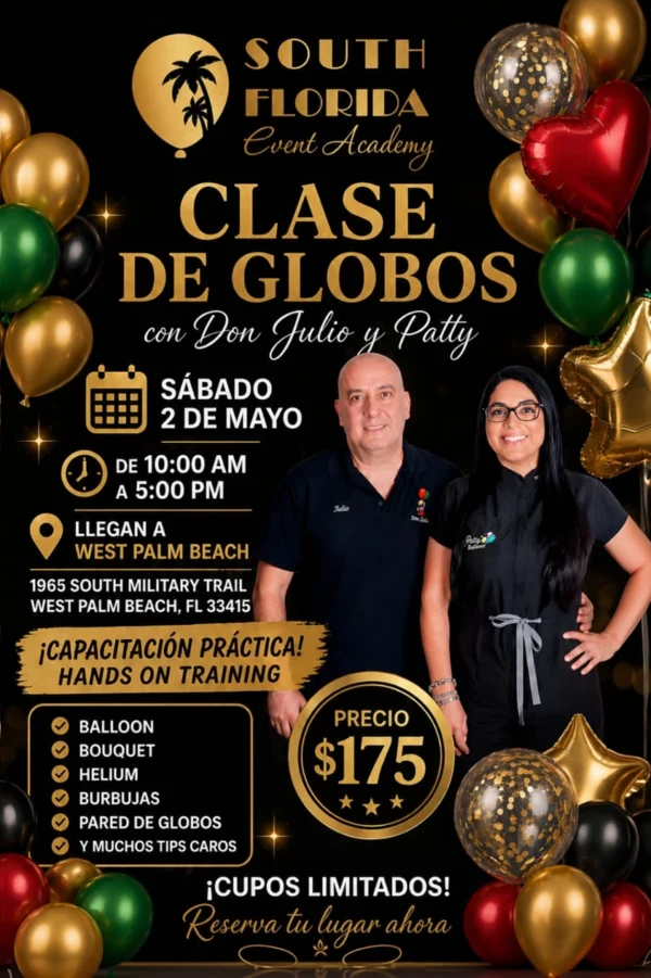 Clase de Globos con Don Julio y Patty